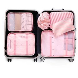 OEE 7 pcs Luggage Packing Organizers Packing Cubes Set for Travel