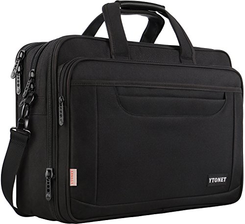 Laptop Bag, 17 Inch Expandable Briefcase for Men Women, Water Resistant ...