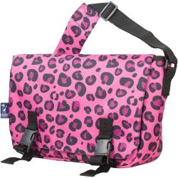 Wildkin Messenger Bag, 15 x 10 Inch Messenger Bag, Includes Interior and Exterior Pockets and Bu ...