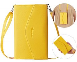 Travelambo Rfid Blocking Passport Holder Wallet & Travel Wallet Envelope 7 Colors (yellow wi ...