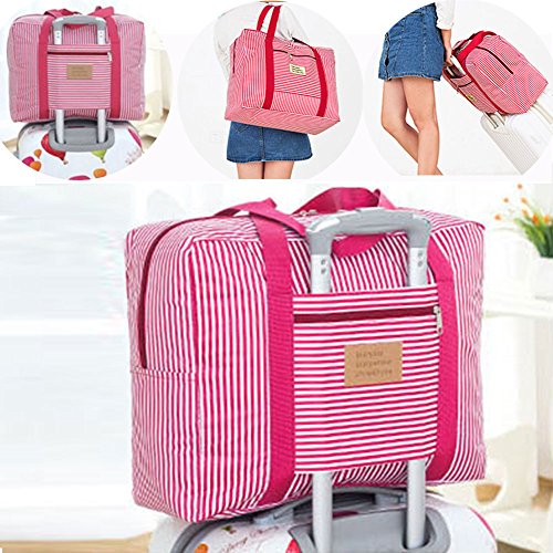 Travel Foldable Waterproof Duffel Bag -Women and Men Light weight Carry Luggage Tote Clothes Sto ...