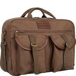 Tommy Bahama Briefcase Messenger Travel Bag, Olive