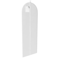 Gown Garment Bag for Women’s Prom and Bridal Wedding Dresses – ID Window – 72” x 24” ...