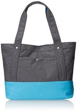 Everest Stylish Tablet Tote Bag, Charcoal, One Size