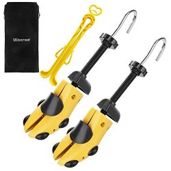 Miserwe Shoe Stretcher with Carrying Bag Pair of Premium Two Way Shoe Stretchers Adjustable Leng ...