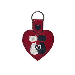 Cat Lovers Key Fob or Luggage Tag