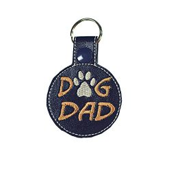 Dog Dad Key Fob or Luggage Tag