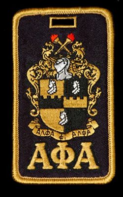 Alpha Phi Alpha Fraternity Embroidery Id/luggage Tag