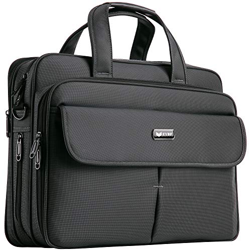 EYBF Laptop Bag 15.6 Inch, Expandable Travel Business Briefcase for Men ...