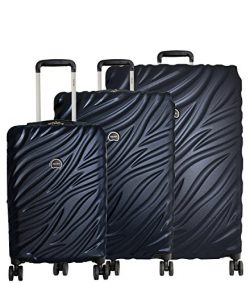 Delsey Paris Alexis Luggage Set 3 Piece Lightweight Hardside Spinner Suitcase (21″/25̸ ...