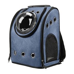 Texsens Innovative Traveler Bubble Backpack Pet Carriers Airline Travel Approved Carrier Switcha ...