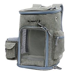 Backpack Pet Carrier, Airline Approved Soft Sided Tote for Cats & Small Dogs, includes Premi ...