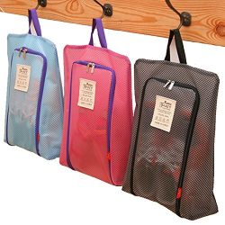Travel Shoe Bags, Lightweight Waterproof Zippered Storage Bag for Men and Women