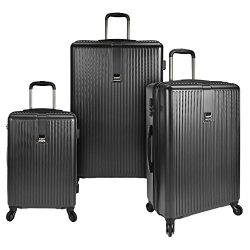 U.S. Traveler Sparta 3-Piece Super Lightweight Hardside 4-Wheel Spinner Luggage Collection with  ...