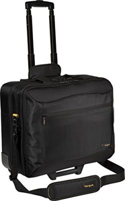 Targus CityGear Rolling Travel Case for 17.3-Inch Laptops, Black (TCG717)