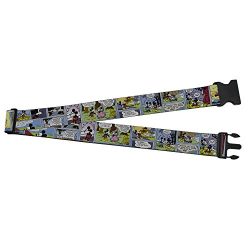 Walt Disney Movies TV Shows Retro Mickey Strips Luggage Strap