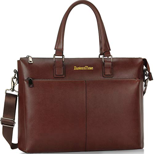 Briefcases Men,15.6 inch Laptop Bag,Work Business Travel Computer Bag Multi Pockets Notebook/Mac ...