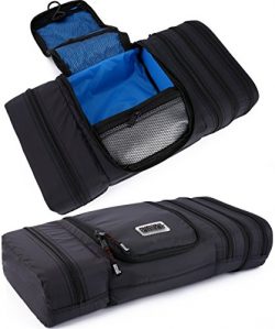 Pro Packing Cubes Travel Toiletry Bag – Packs Flat To Save Space – Waterproof Hangin ...