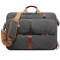 CoolBELL Convertible Laptop Bag Backpack Messenger Bag Shoulder Bag Business Briefcase Multi-Fun ...