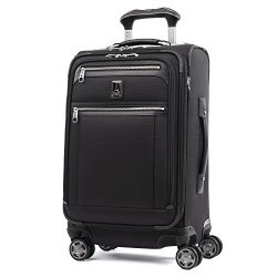 Travelpro Luggage Platinum Elite 21″ Carry-on Expandable Spinner w/USB Port, Shadow Black