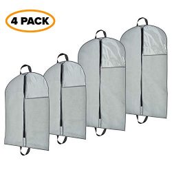 Garment Bags – Clothing protection from dust and moth; storage of dresses, suits and coats ...