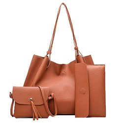 Clearance Sale! Women Handbag Fashion Four Sets Bag Leather Handbags Bag ❤️ ZYEE