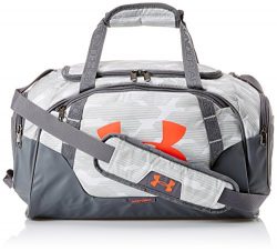 Under Armour Undeniable 3.0 X-Small Duffle Bag, White /Neon Coral