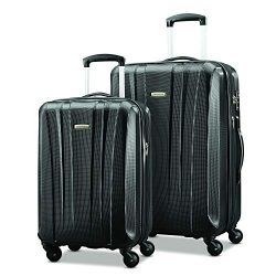 Samsonite Pulse Dlx Lightweight 2 Piece Hardside Set (20″/28″), Black, Exclusive to  ...