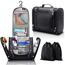 Hanging Toiletry Bag, ELV Large Travel Toiletry Bag Kit Organizer Washable Portable Waterproof C ...