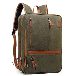 CoolBELL Convertible Messenger Bag Backpack Shoulder Bag Laptop Case Handbag Business Briefcase  ...