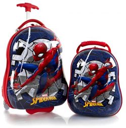 Heys America Spiderman Boy’s 2 Pc Luggage Set -18″ Carry On Luggage & 12″  ...
