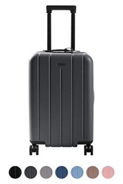 CHESTER Carry-On Luggage/22″ Lightweight Polycarbonate Hardshell/Spinner Suitcase/TSA Appr ...