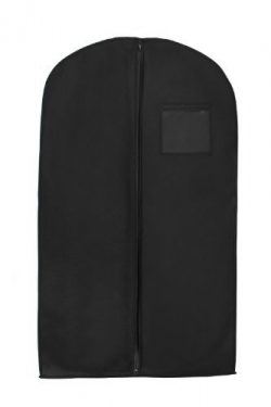 Bags for Less Black Suit & Dress Travel & Storage Garment Bag Durable, Rip Resistant, Re ...