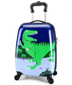 Lttxin kids’ suitcase 16 inch Polycarbonate Carry On Luggage, Lovely,Hard Shell ,Boys,Chil ...