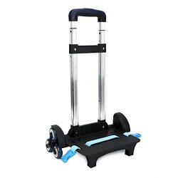 Backpack Trolley – Wheeled Trolley Hand Aluminium Alloy Non-folding Trolley Cart for Backp ...