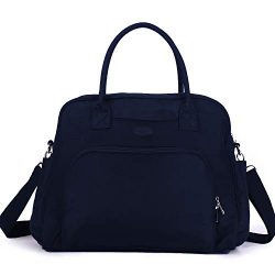 Lily & Drew Carry On Weekender Overnight Travel Shoulder Bag for 15.6 Inch Laptop Computers  ...