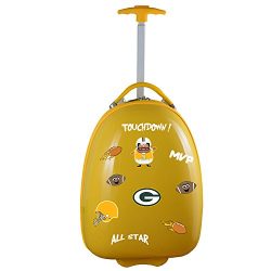 Denco NFL Green Bay Packers Kids Lil’ Adventurer Luggage Pod