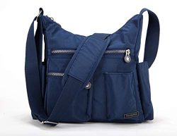 Nodykka Crossbody Bag for Women Shoulder Travel Purse Nylon Messenger Satchel Lightweight Handba ...