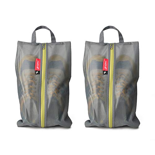 pack all Water Resistant Shoe Bags for Travel, Storage Organizer Pouch with Zipper, Multi-Color ...