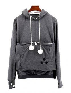 NeuFashion Pet Cat Dog Kangaroo Pouch Hoodies Pullover Sweater Pocket Hoodie Cat Dog Holder Carr ...