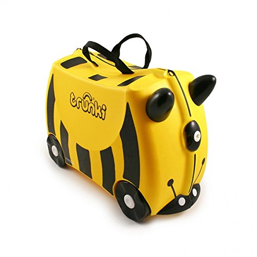 Trunki Original Kids Ride-On Suitcase and Carry-On Luggage – Bernard (Yellow)
