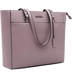 Laptop Tote Bag for Woman,13-15.6 Inch Laptop Briefcase Stand Up on its Own with Padded Compartm ...