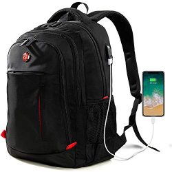 Laptop Backpack, Travel Waterproof Computer Bag for Women Men, Anti-theft High School College Bo ...