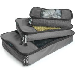 TravelWise Packing Cubes – 3 Piece Set (Silver)