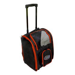 Denco NCAA Florida Gators Premium Wheeled Pet Carrier