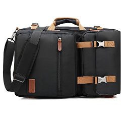 CoolBELL Convertible Briefcase Backpack Messenger Bag Shoulder Bag Laptop Case Business Briefcas ...