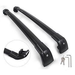 Mophorn Roof Rack Cross Bars Baggage Locking Roof Rail Crossbars Luggage Cargo Ladder Bike Load  ...