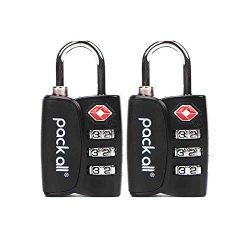 pack all TSA Approved Luggage Lock 3 Digit Combination Padlocks, Travel Lock for Suitcases & ...
