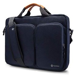 tomtoc Travel Messenger Bag 15.6” with Protective Laptop Compartment Briefcase Shoulder Bag Fit  ...