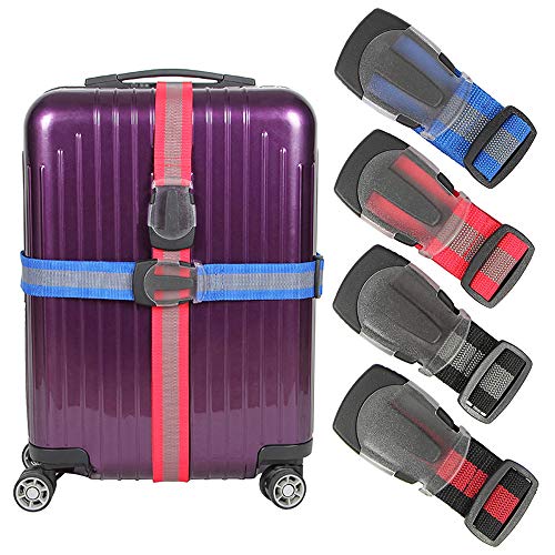 Luggage Straps Suitcase Belt TSA Approved With Adjustable Quick-release ...